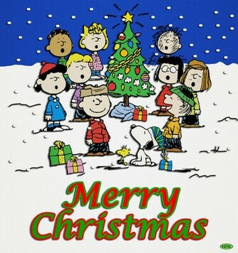 Peanuts Christmas Wallpaper Grasscloth