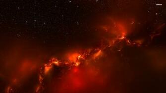 Red Space Wallpaper Fantasy