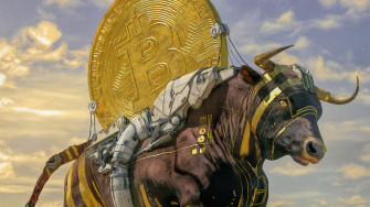 Bitcoin Bull 4k Laptop Full HD 1080p Wallpaper Image