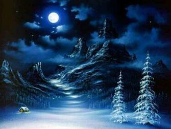 Winter Scenes Desktop Wallpaper Which Is Under The