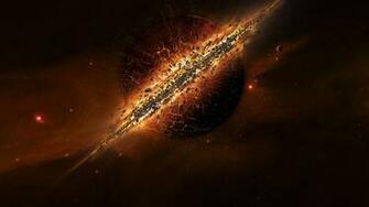 Exploding Planet Wallpaper
