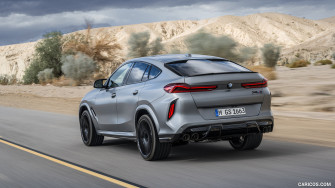 Bmw X6 M Competition 2024my Rear Three Quarter