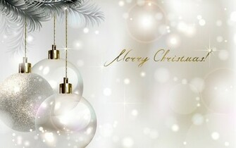 White Merry Christmas Wallpaper