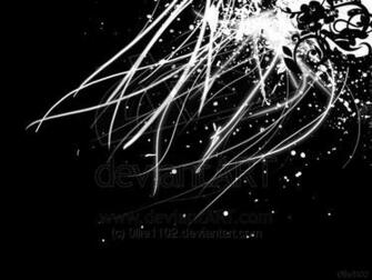 With Chandeliers Black And White Desktop Wallpaper