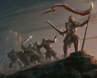 Cool Wallpaper Dragons Fight Knights Runescape Video Games Other