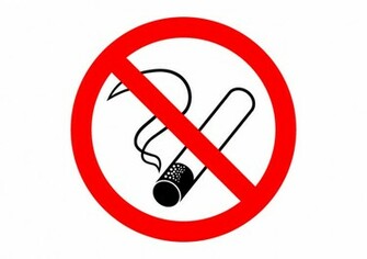 Archive No Smoking Sign On White Background Zip
