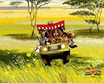 Animation Movie Geek Madagascar Escape Africa Wallpaper