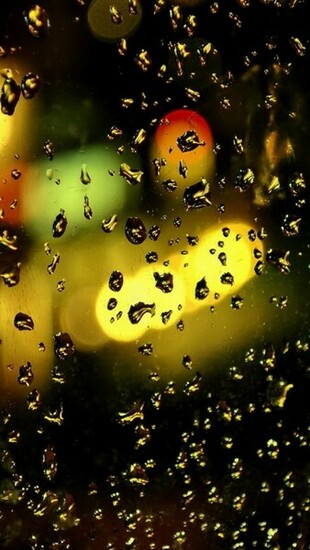 Raindrops On Window Wallpaper iPhone