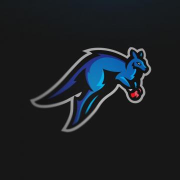 Team Animosity Mascot On Logos Esportivos Canguru