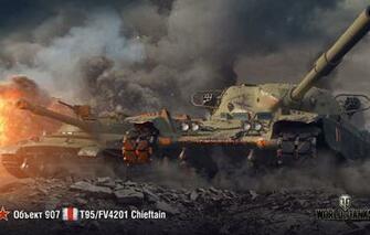 Wallpaper T95 Fv4201 Wot Chieftain Object World Of Tanks