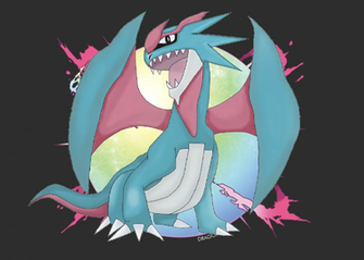 Mega Salamence By Garchompking X