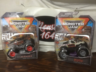 Spin Master Monster Jam Avenger Fire Amp Zombie Skeleton