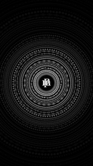 Black Wallpaper And White iPhone Ios