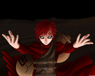 All Male Blue Eyes Gaara Naruto Red Hair Konachan