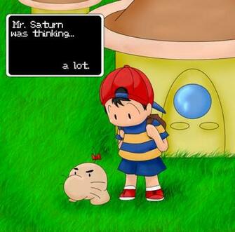 Mr Saturn Is Thinking By Happygoluckygod