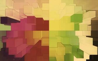 The Pertruding City Blocks Wallpaper