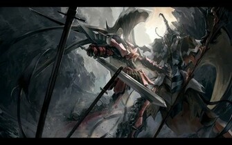 Mecha Robot Sci Fi Epic Fighting Sword HD Wallpaper Desktop Pc