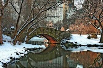Hiver Central Park Wallpaper