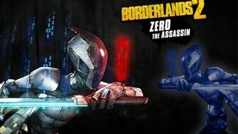 Zero The Assassin Borderlands HD Wallpaper Wallpaperfx