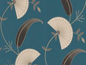 Teal Floral Background