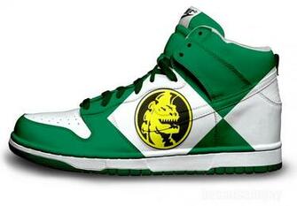 Green Power Ranger Nike Dunk By Becauseimjay