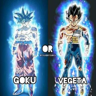 Goku Ultra Instinct Or Vegeta