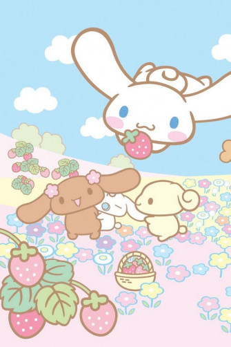 Cinnamonroll And Friends Hello Kitty iPhone Wallpaper Kawaii