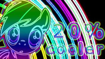 Rainbow Dash Neon Wallpaper By Digitbrony