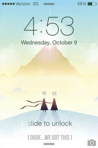 Journey Ios Wallpaper Video Game Love