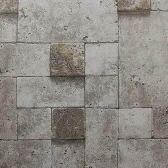 3d Real Look Realistic Grey Brick Stone Vinyl Pvc Wallpaper