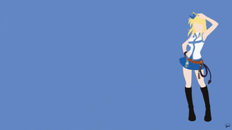 Lucy Heartfilia Fairy Tail Minimalist Wallpaper By Greenmapple17 On