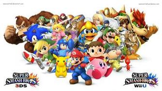 Super Smash Bros Wii U 3ds Wallpaper By Seancantrell