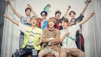 Funny Bts Members Posing Picture Wallpaper