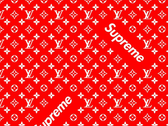 Louis Vuitton Supreme Computer Wallpaper Top