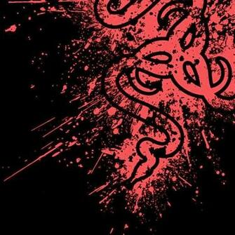 Razer Logo HD Wallpaper Red