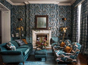 Temperley London And Romo Debut Exuberant Wallpaper Fabric