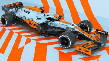 Mclaren Reveal Retro Blue And Orange Gulf Oil Legendary Livery For