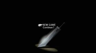 Final Fantasy Vii Remake Start Screen Animated By Rtql8d On