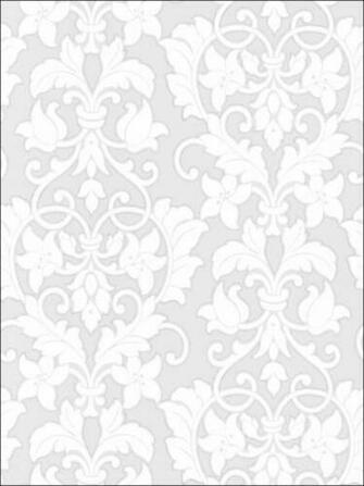 Grey Damask Background Gray