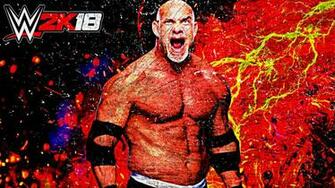 Goldberg Wwe 2k18 Cover Wallapaper By Ambriegnsasylum16 On