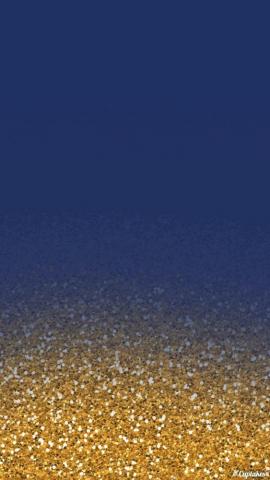 Gold And Blue Wallpaper On