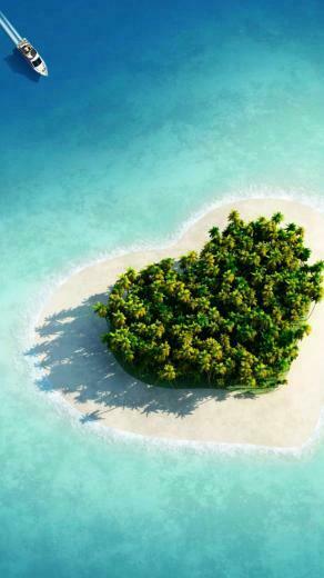 Love Island iPhone Wallpaper 3d