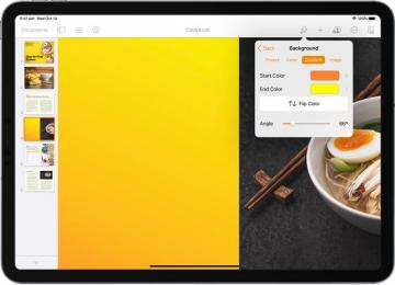 Change The Background Of Your S Numbers Or Keynote Document