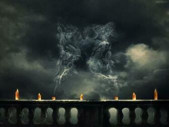 Kissing Couple Smoke Illusion Desktop Pc And Mac Wallpaper