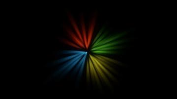 Wallpaper Windows Yellow Black Blue Green