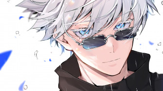 Satoru Gojo Glasses Jujutsu Kaisen Wallpaper iPhone Phone 4k 6090e