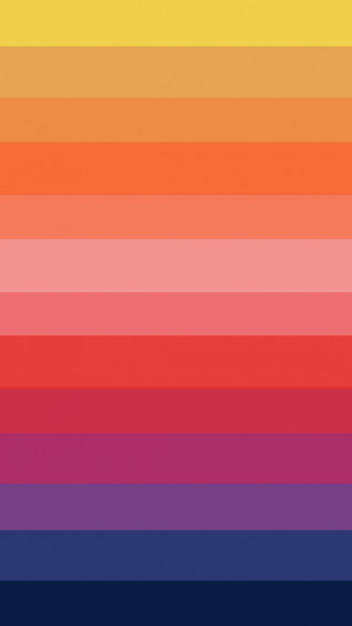 Horizontal Rainbow Stripes Wallpaper iPhone