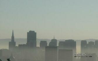 Foggy City Wallpaper