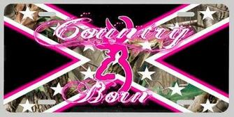 Camo License Plates Bones Xd Country Life Licen Born
