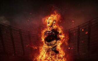 Wallpaper Radja Nainggolan Roma Serie A